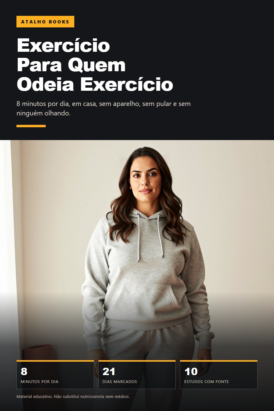 Capa do livro Exercício Para Quem Odeia Exercício