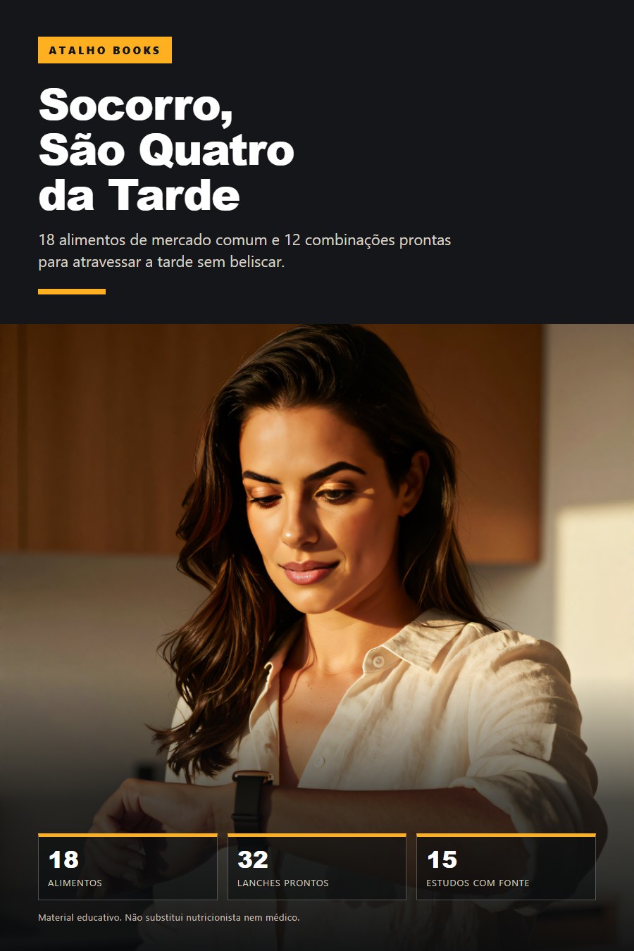 Capa do livro Socorro, São Quatro da Tarde